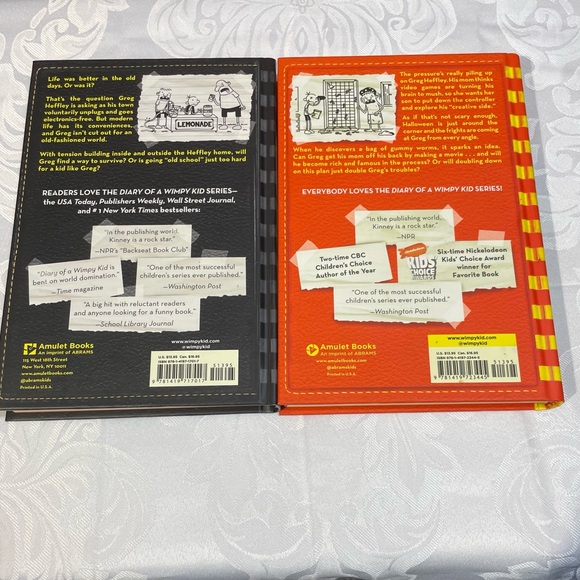 Diary of a Wimpy Kid Book Set 10 & 11- Old School & Double Down EUC - Picture 2 of 6